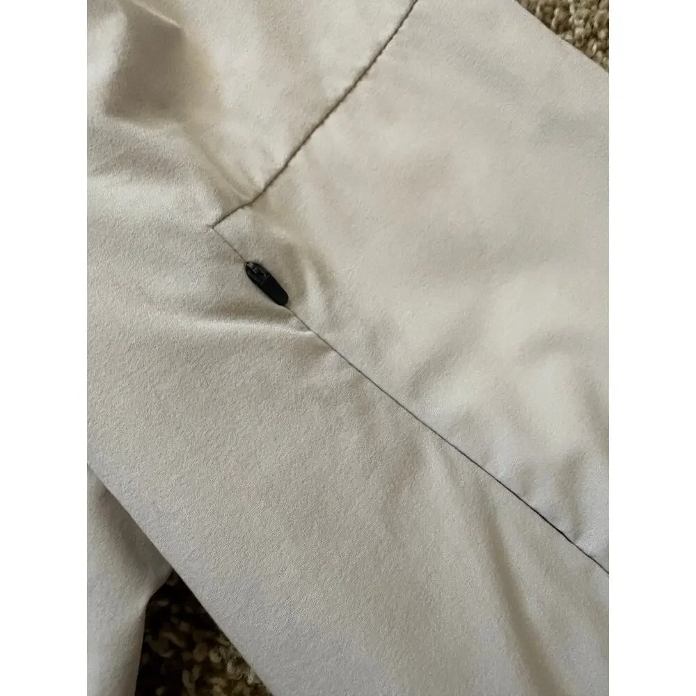 Zara Technical Water Repellent Bomber Jacket Large Beige
